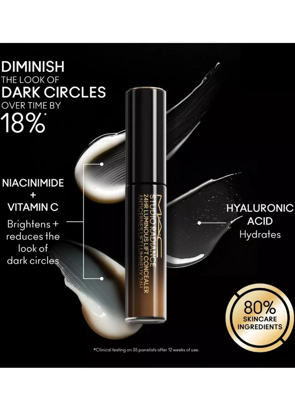 MAC Cosmetics Studio Radiance Luminous Lift Concealer in NC11.5 11ml BRAND NEW